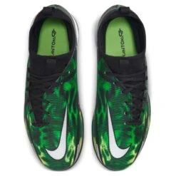 JR Nike Phantom GT2 DF SW IC Soccer Shoe - Black/Mtlc Platinum/Green Strike -Men Shoes Store dm0740 003 phcth001