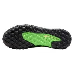 Nike JR Phantom GT2 DF SW TF Soccer Shoe - Black/Mtlc Platinum/Green Strike -Men Shoes Store nike phantom gt2 academy df tf sw jr dm0741 003 football shoes green multicolor green 6 790x790 1