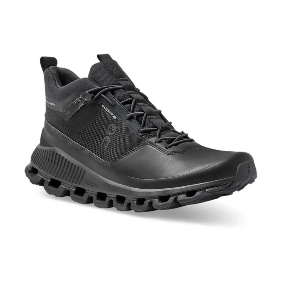 On Running Women's Cloud Hi Waterproof Running Shoe - All Black - Regular (B) 4 On Running Women's Cloud Hi Waterproof Running Shoe - All Black - Regular (B) - Image 2