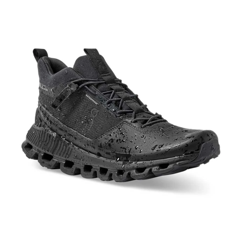 On Running Women's Cloud Hi Waterproof Running Shoe - All Black - Regular (B) 6 On Running Women's Cloud Hi Waterproof Running Shoe - All Black - Regular (B) - Image 4